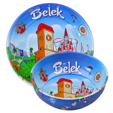 Belek Themed Metal Bowl 115 mm - Myros