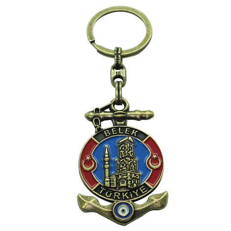 Belek Themed Metal Customised Enamel Keychain