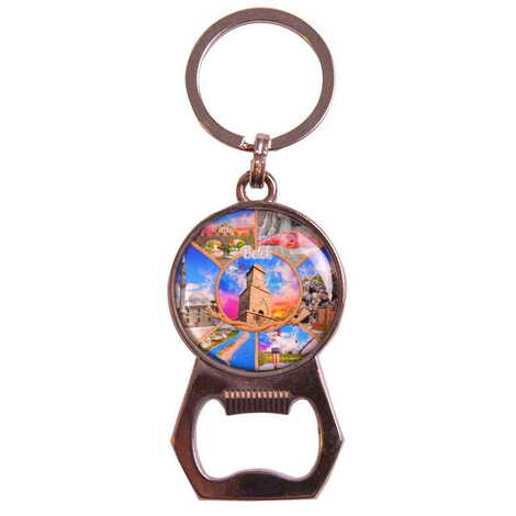 Belek Themed Metal Keychain With Opener 35x120 mm - 4