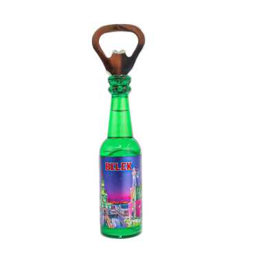 Belek Themed Metallic Bottle Opener Refrigerator Magnet - 5