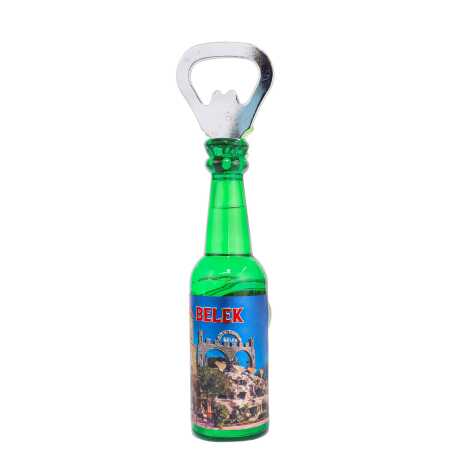 Belek Themed Metallic Bottle Opener Refrigerator Magnet - 6