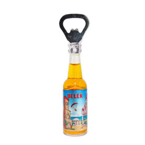 Belek Themed Metallic Bottle Opener Refrigerator Magnet - 7