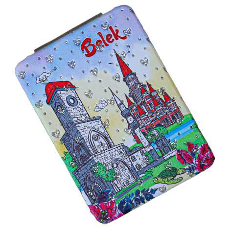 Belek Themed Myros Rectangle PU Mirror - 6