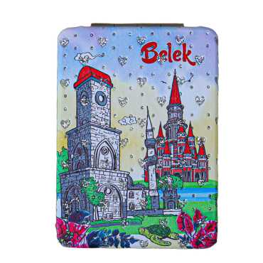 Belek Themed Myros Rectangle PU Mirror - 3