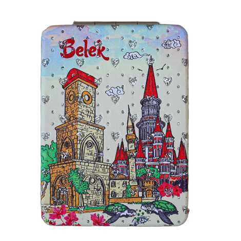 Belek Themed Myros Rectangle PU Mirror - 4