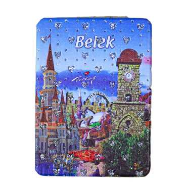 Belek Themed Myros Rectangle PU Mirror - 5