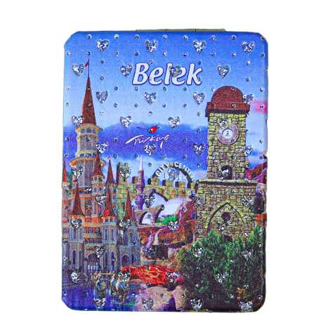 Belek Themed Myros Rectangle PU Mirror - 5