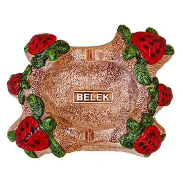 Belek Themed Plaster Turtle Ashtray - 2