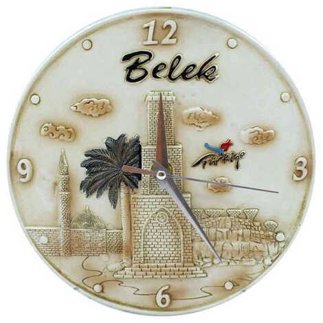 Belek Themed Polyester Desktop Clock