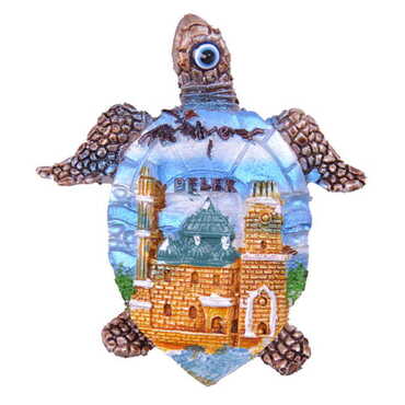 Myros - Belek Themed Polyester Fridge Magnet