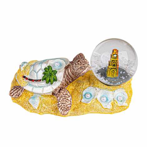 Belek Themed Polyester Pearl Caretta Water Bottle 45 mm - 2