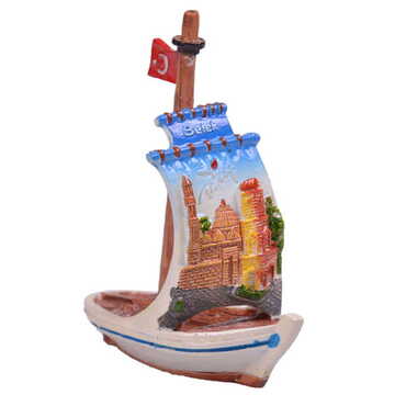 Belek Themed Polyester Sail Figurine - Thumbnail