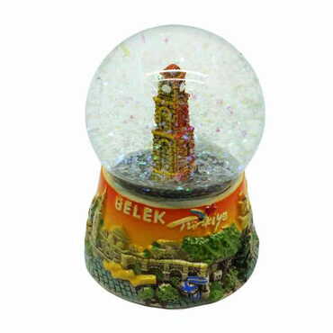 Myros - Belek Themed Polyester Snow Globe Big Size