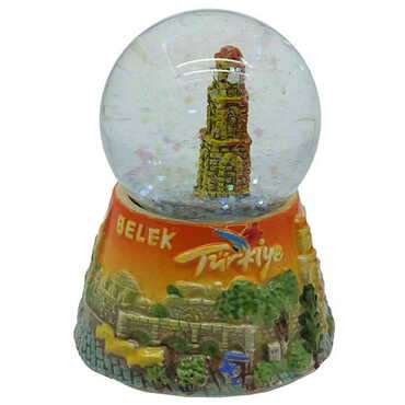 Myros - Belek Themed Polyester Snow Globe Small Size