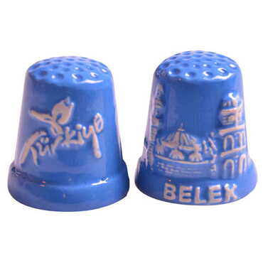 Myros - Belek Themed Relief Ceramic Thimble