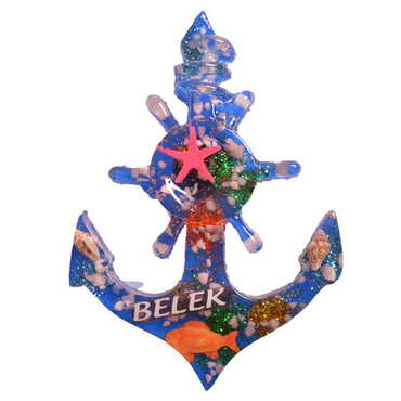 Belek Themed Transparent Polyester Photo Fridge Magnet - Thumbnail