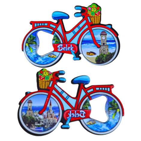 Belek Themed UV Bicycle Bottle Opener - 2