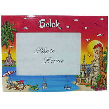 Belek Themed UV Printed Photo Frame 10X15 Cm - Thumbnail