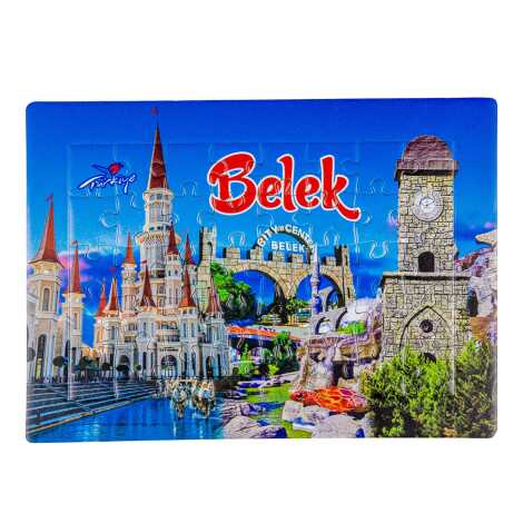 Belek Themed UV Printed Puzzle 190x270 mm - 1