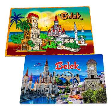 Belek Themed UV Printed Puzzle 190x270 mm - 2