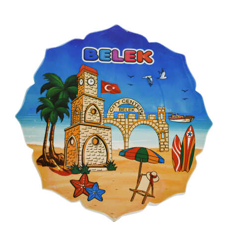 Belek Themed UV Printed Star Shaped Traditional Trivet - 2