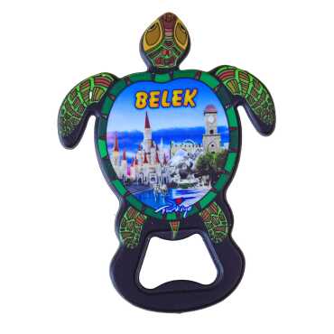 Belek Themed UV Printed Turtle Bottle Opener - 1