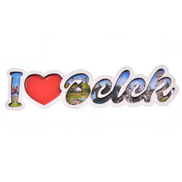 Belek Themed Wooden Customised City Name Letter Souvenir Fridge Magnet - Thumbnail