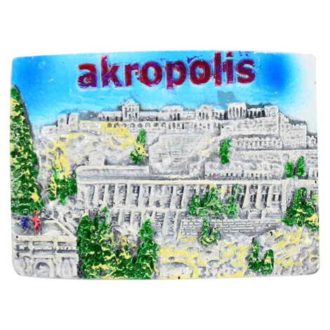 Toptan Bergama Temalı Polyester Magnet - 3