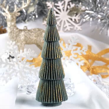 Five Tiered Pine Tree Candle