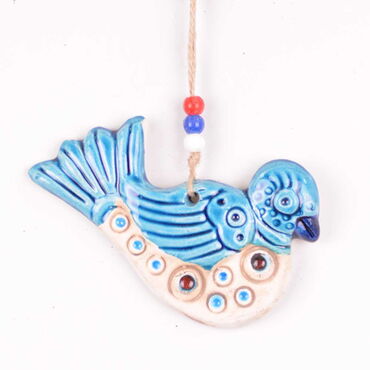 Myros - Bird Themed Nautical Ceramics First Size Wall Hanging