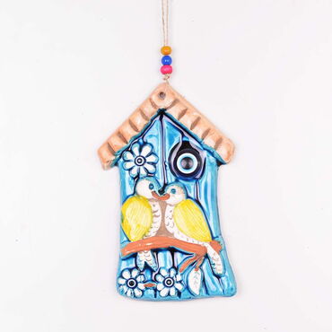 Myros - Bird Themed Nautical Ceramics Third Size Wall Hanging