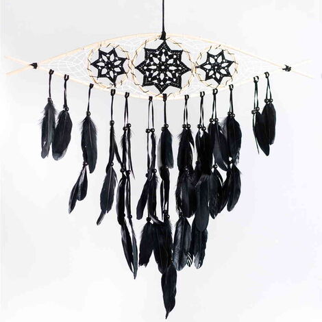 Black Lace Eye Shaped Dreamcatcher