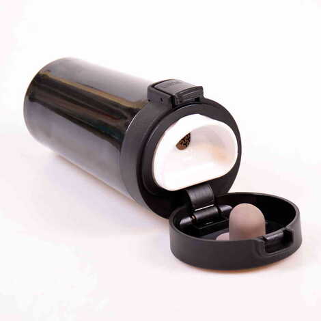 Black Thermo Vacuum Mug 10 Ml - 4