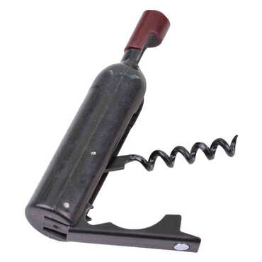 Blank Bottle Shaped Wine Bottle Corkscrew 115x25x25 mm - Thumbnail