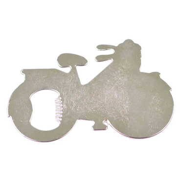 Blank Metal Bicycle Shaped Magnetic Opener 100x65 mm - Myros