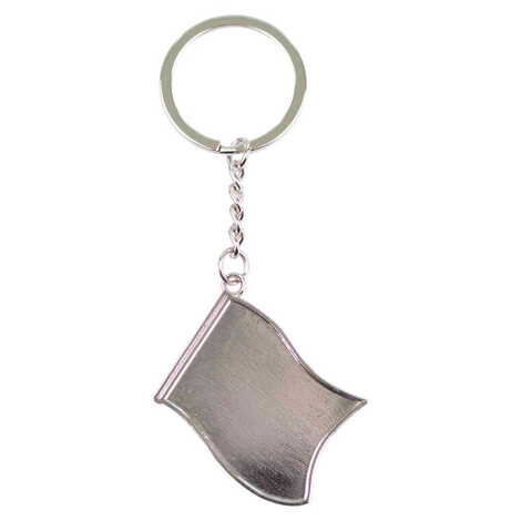 Blank Metal Flag Keychain 40x105 mm - 1