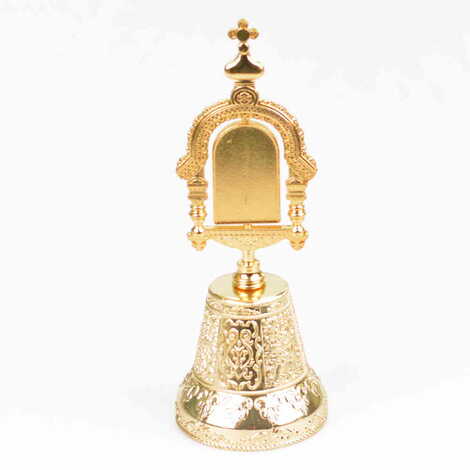 Blank Metal Gold Souvenir Bell 50x135 mm - 1