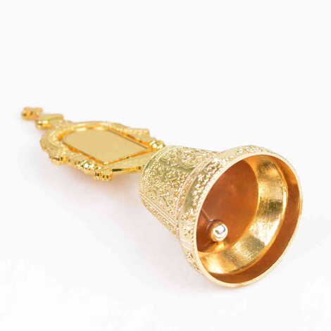 Blank Metal Gold Souvenir Bell 50x135 mm - 3