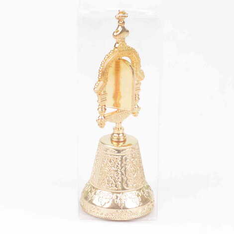 Blank Metal Gold Souvenir Bell 50x135 mm - 4