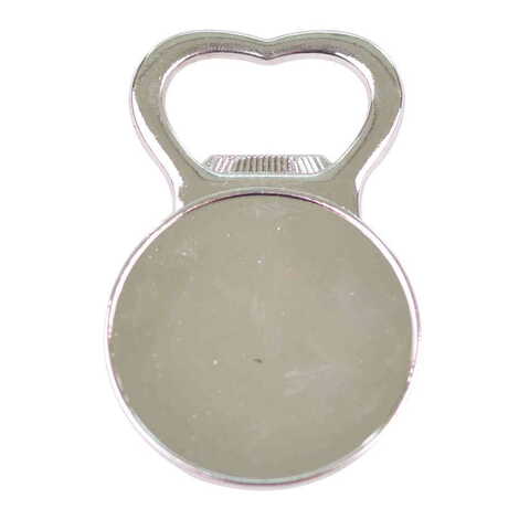 Blank Metal Magnetic Small Round Opener 38x60 mm - 1