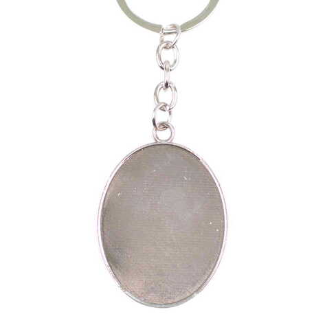 Blank Metal Oval Keychain 35x105 mm - 2