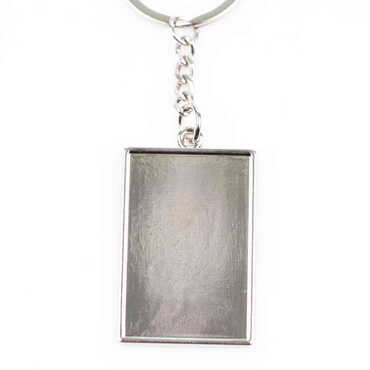 Blank Metal Rectangle Keychain 30x100 mm - 2