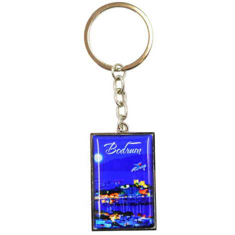 Blank Metal Rectangle Keychain 30x100 mm - 3