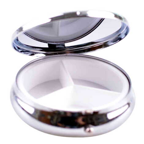 Blank Metal Round Pill Box 50x15 mm - 4