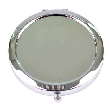 Myros - Blank Metal Round Pocket Mirror 70x11 mm