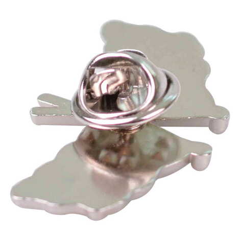 Blank Metal Souvenir Double Flag Pin 35x20 mm - 2