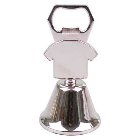 Blank Metal Souvenir Double Face Bell With Opener 44x94 mm - 1