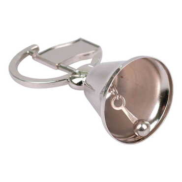 Blank Metal Souvenir Double Face Spinner Golden Flag Bell 44x96 mm - 2