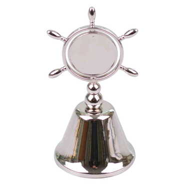 Blank Metal Souvenir Double Face Spinner Rudder Bell 44x92 mm - Myros