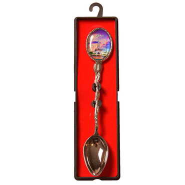 Blank Metal Souvenir Tea Spon With Giftbox 25x130 mm - 3